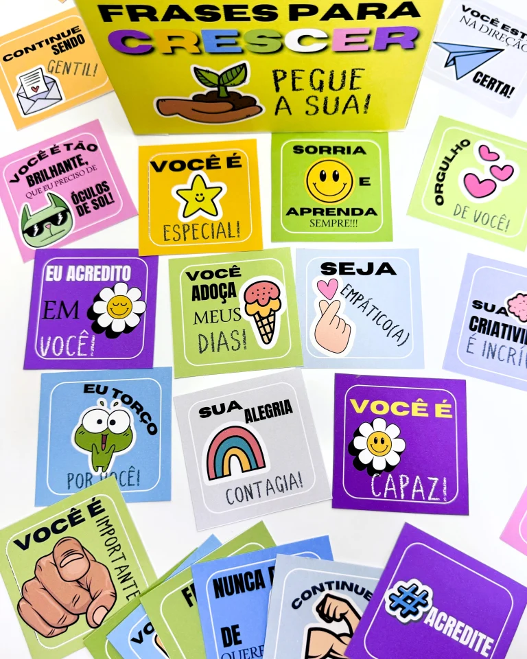 Bilhetes Motivacionais com 24 Tags e Caixa — foto 9