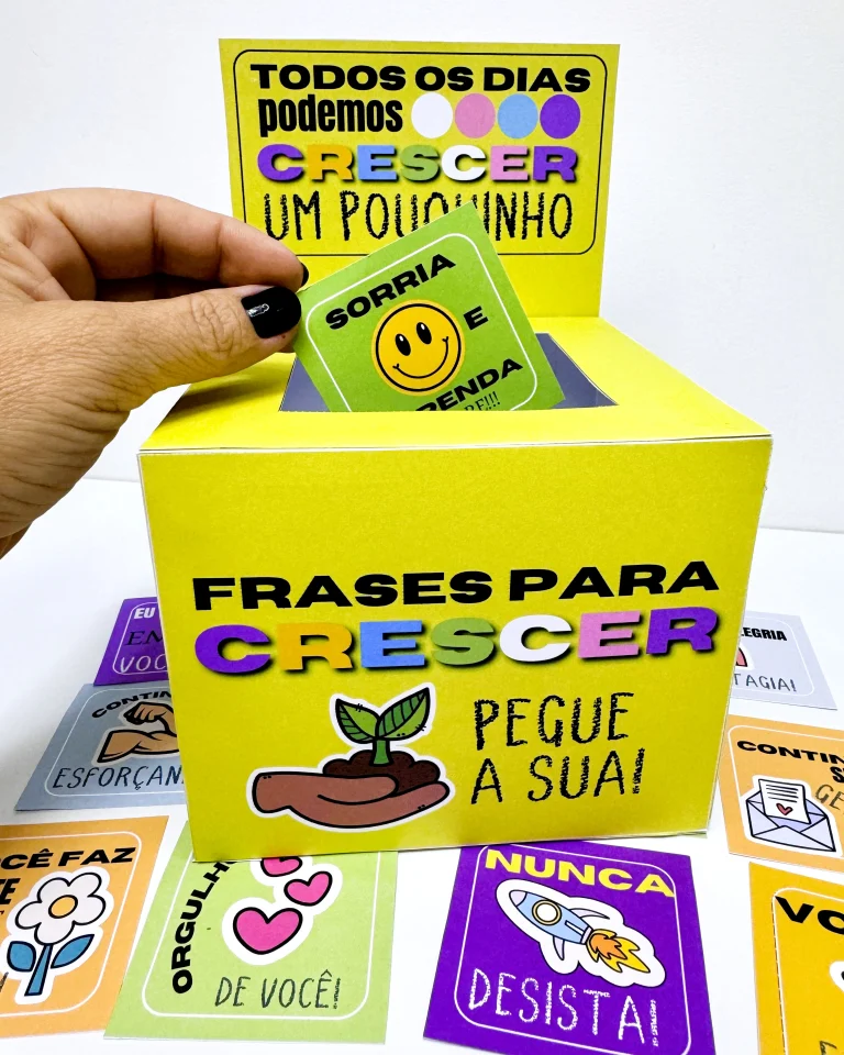 Bilhetes Motivacionais com 24 Tags e Caixa — foto 3