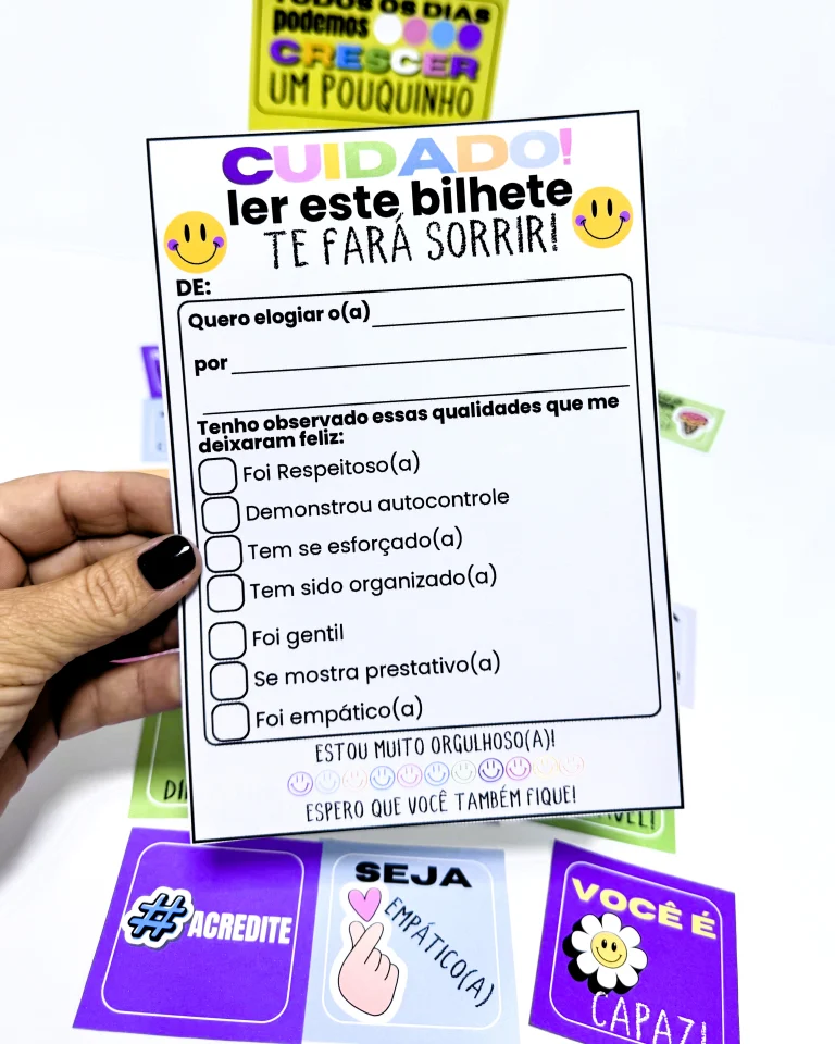 Bilhetes Motivacionais com 24 Tags e Caixa — foto 6