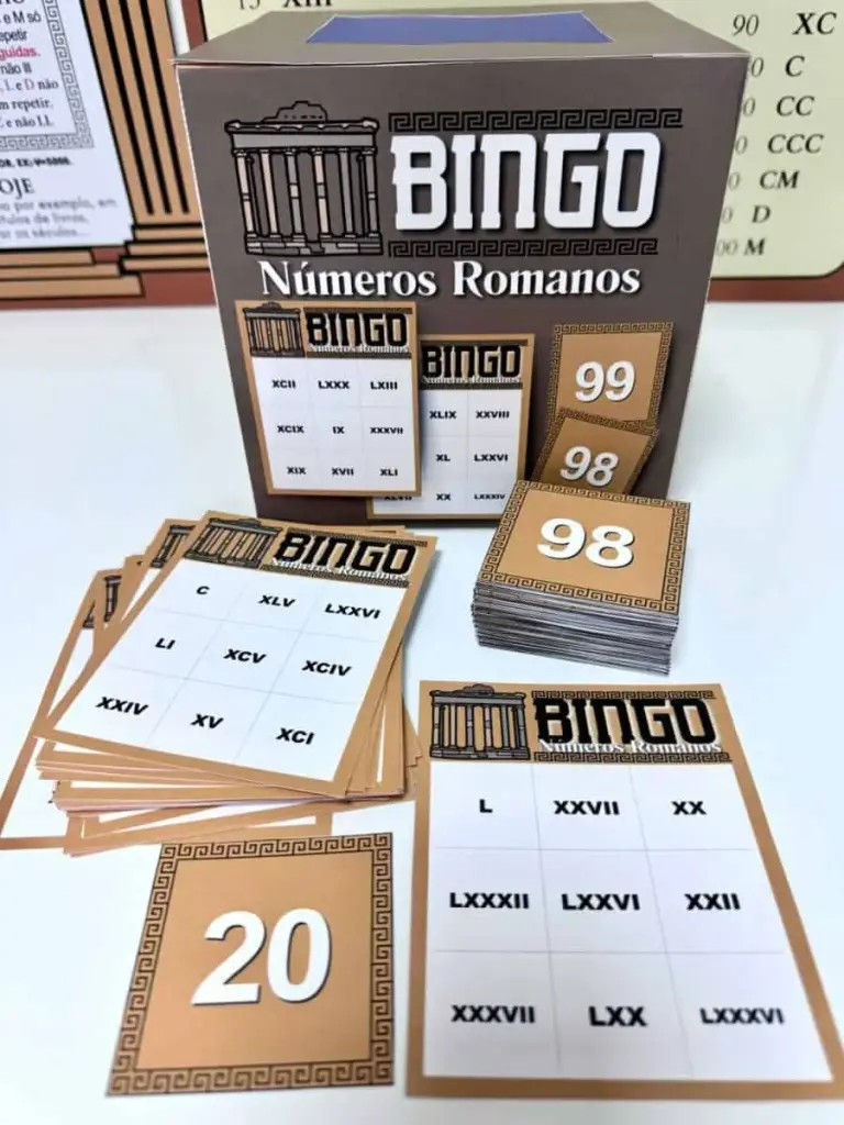 Bingo Números Romanos com 30 Cartelas — foto 2
