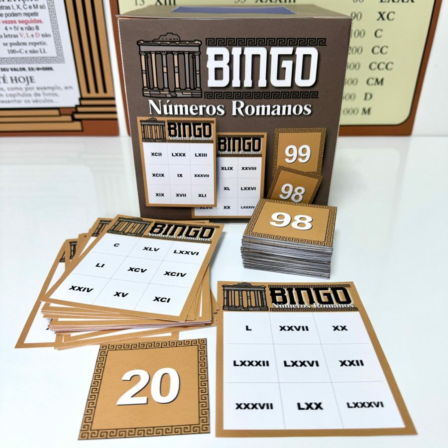 Bingo - Números Romanos - Matemática