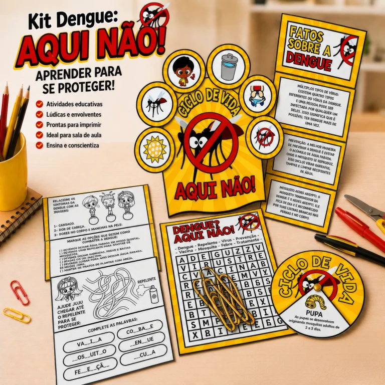 Kit Dengue Aqui Não com 6 Recursos — foto 1