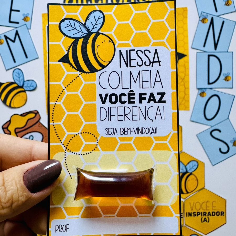 Painel - Colmeia - Motivacional - Pedagogia de Ideias Painel - Colmeia - Motivacional