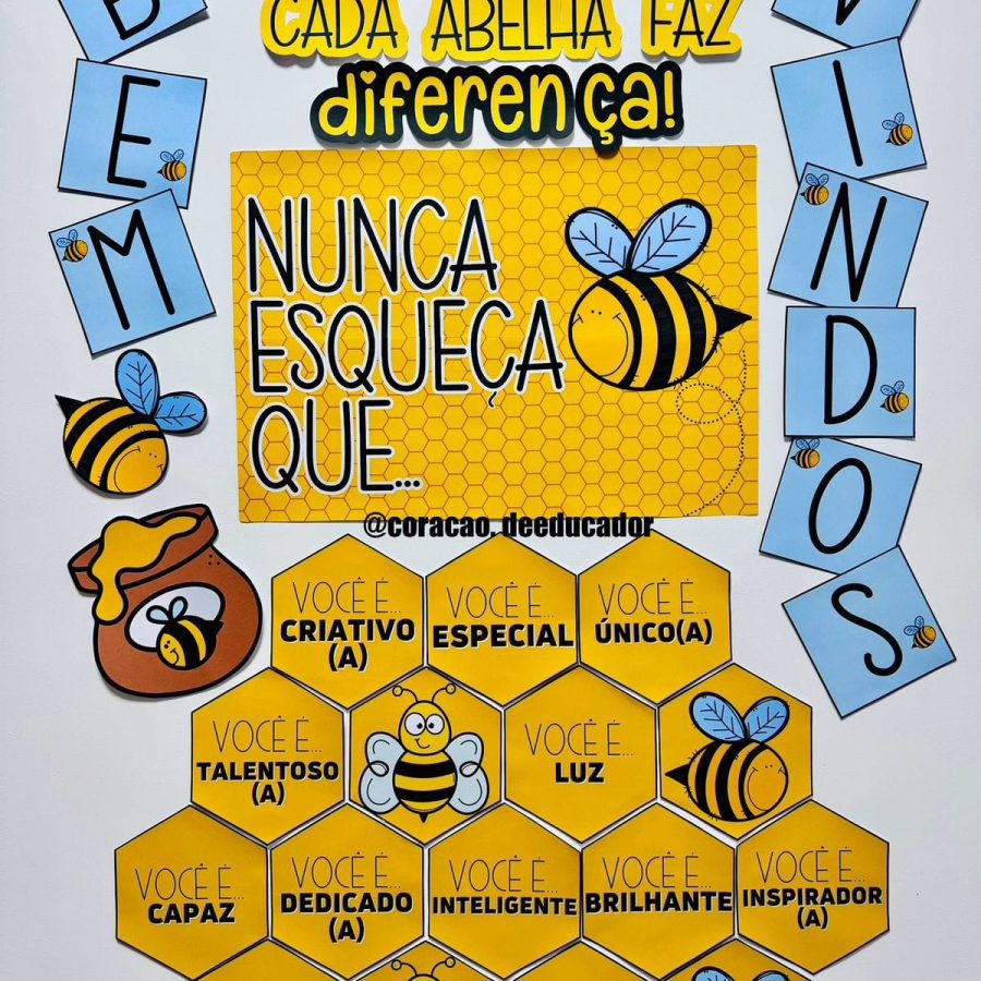 Painel - Colmeia - Motivacional - Pedagogia de Ideias Painel - Colmeia - Motivacional