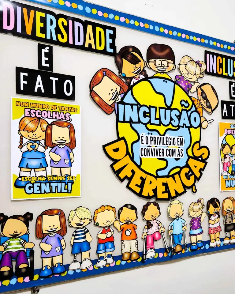 Painel Inclusão com Cartazes e Bordas — foto 6