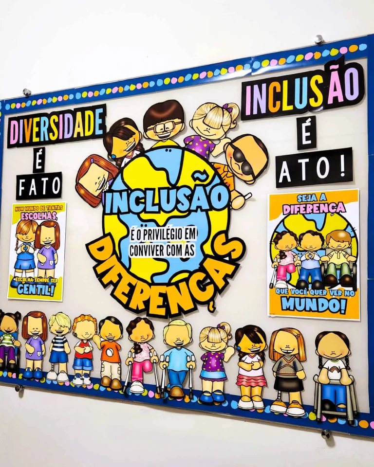Painel Inclusão com Cartazes e Bordas — foto 4