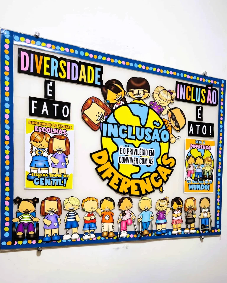 Painel Inclusão com Cartazes e Bordas — foto 3