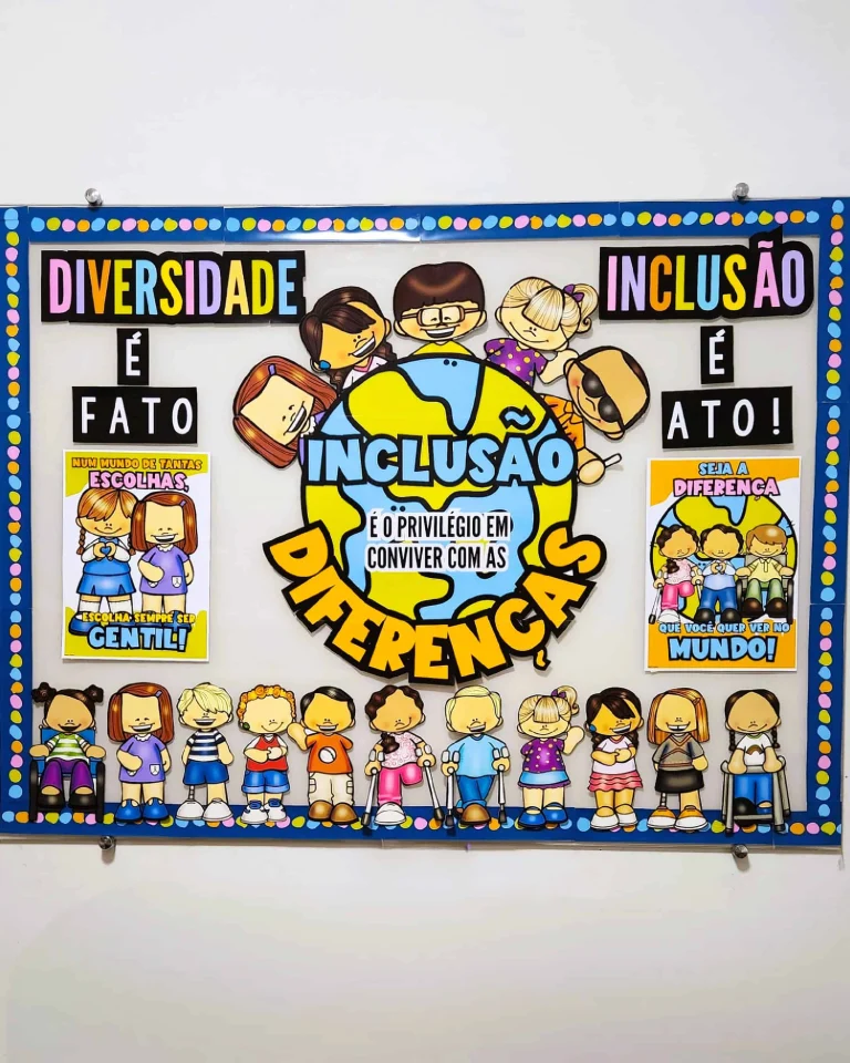 Painel Inclusão com Cartazes e Bordas — foto 7