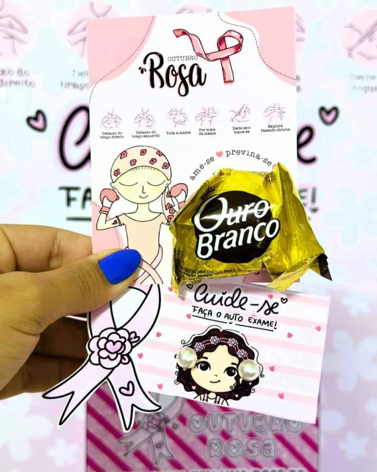 Bambolê e Caixa Motivacional Outubro Rosa — foto 6