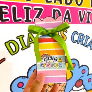 Kit Dia das Crianças - Ser Criança é Ser Feliz - Dia das Crianças
