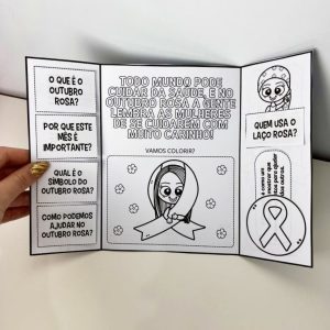 Lapbook Interativo - Outubro Rosa - Outubro Rosa