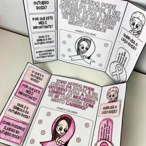 Lapbook Interativo - Outubro Rosa - Outubro Rosa - Pedagogia de Ideias Lapbook Interativo - Outubro Rosa - Outubro Rosa