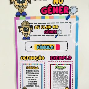 Painel de Olho no Gênero - Alfabetização - Pedagogia de Ideias Painel de Olho no Gênero - Alfabetização