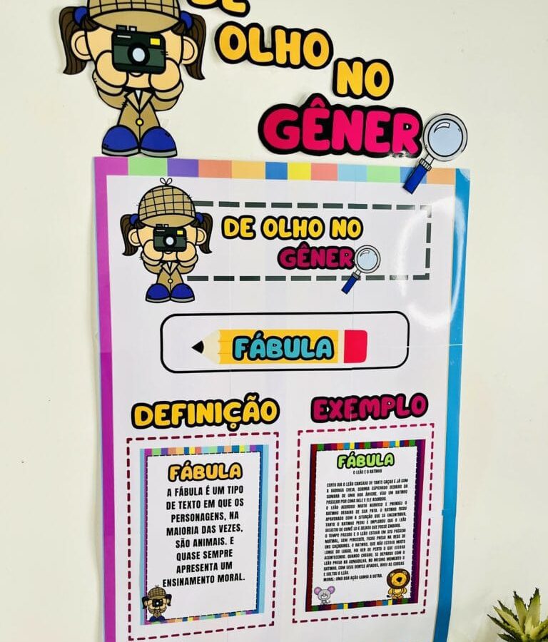 Painel de Olho no Gênero - Alfabetização - Pedagogia de Ideias Painel de Olho no Gênero - Alfabetização