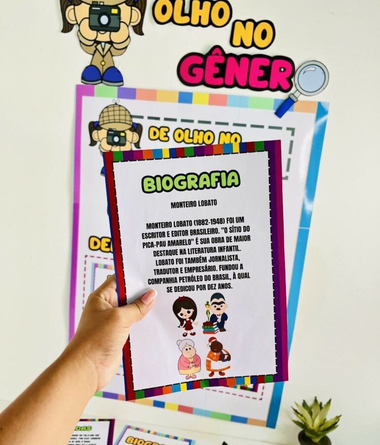 Painel de Olho no Gênero - Alfabetização - Pedagogia de Ideias Painel de Olho no Gênero - Alfabetização