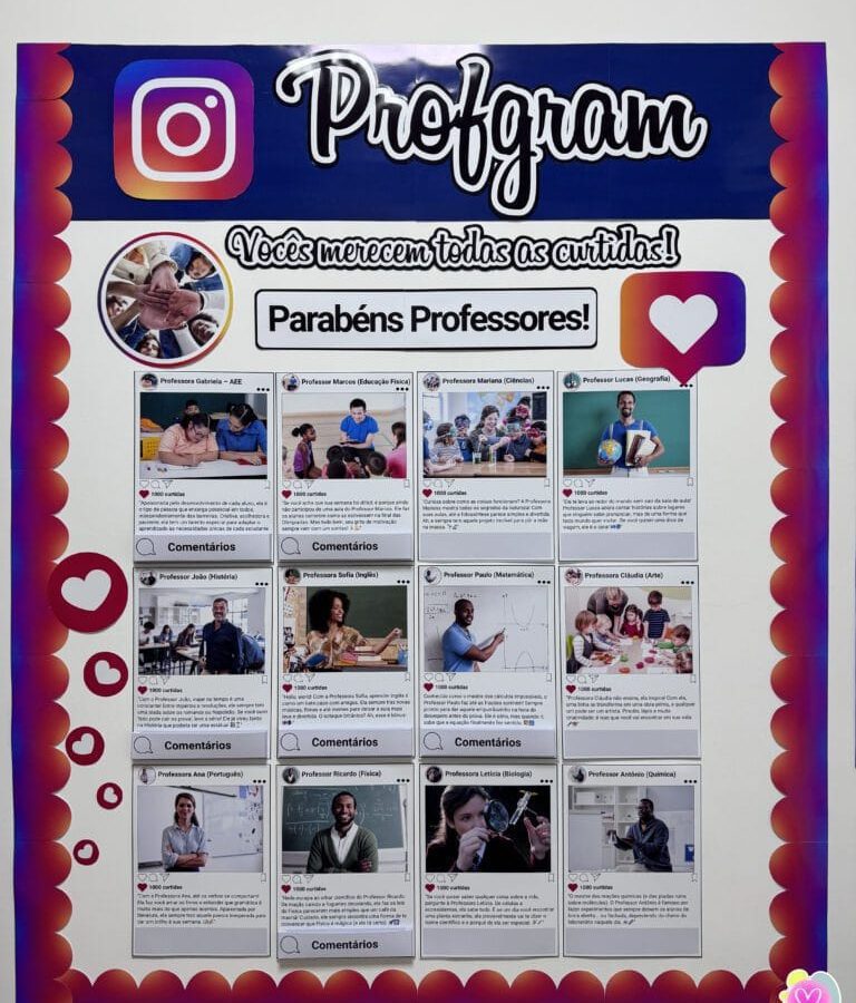 Profgram - Painel Interativo dos Professores - Dia dos Professores - Pedagogia de Ideias Profgram - Painel Interativo dos Professores - Dia dos Professores