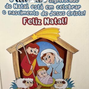 Painel de Natal Presépio