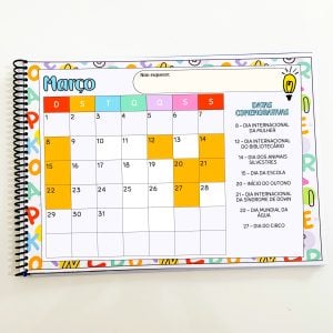 Calendário Datas Comemorativas 2026 - Organização e Planejamento