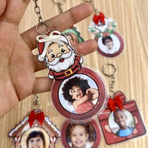 Chaveiros Natalinos Personalizáveis