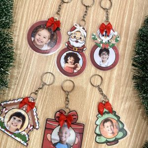 Chaveiros Natalinos Personalizáveis