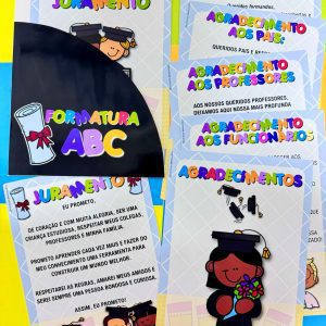 Kit de Formatura ABC - Formatura - Pedagogia de Ideias Kit de Formatura ABC - Formatura