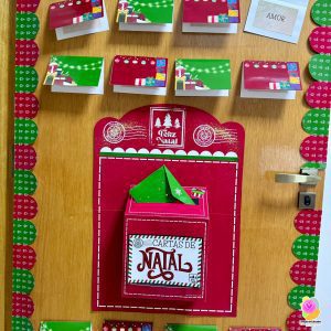 Painel - Cartas de Natal - Natal - Pedagogia de Ideias Painel - Cartas de Natal - Natal