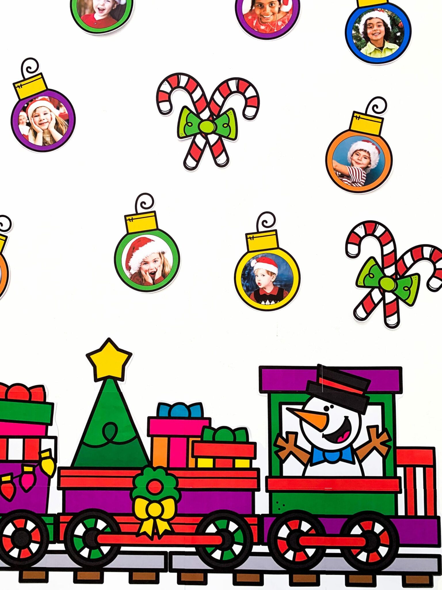 Painel Tema Feliz Natal - Editável com Foto - Natal