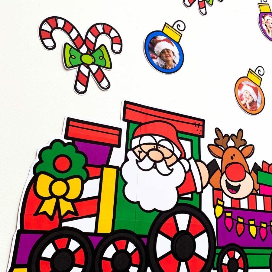 Painel Tema Feliz Natal - Editável com Foto - Natal - Pedagogia de Ideias Painel Tema Feliz Natal - Editável com Foto - Natal