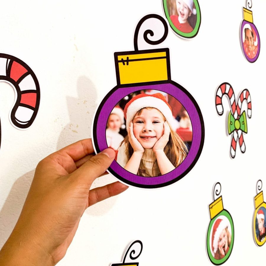 Painel Tema Feliz Natal - Editável com Foto - Natal - Pedagogia de Ideias Painel Tema Feliz Natal - Editável com Foto - Natal