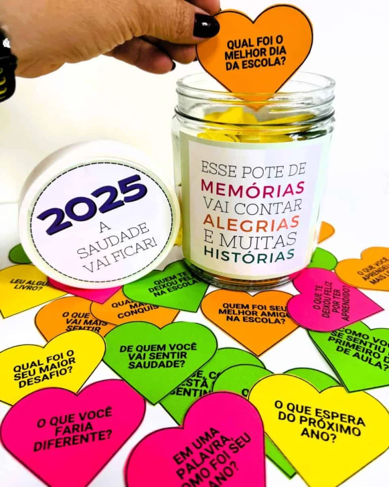 Atividade Pote de Memórias com 36 Corações — foto 2