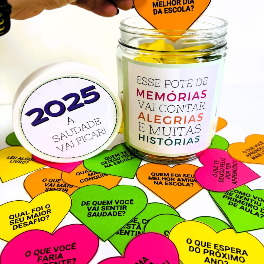Pote de Memórias - Lembranças Escolares - Pedagogia de Ideias Pote de Memórias - Lembranças Escolares