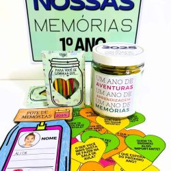 Pote de Memórias - Lembranças Escolares