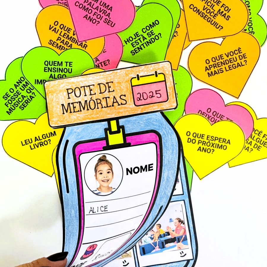 Pote de Memórias - Lembranças Escolares - Pedagogia de Ideias Pote de Memórias - Lembranças Escolares