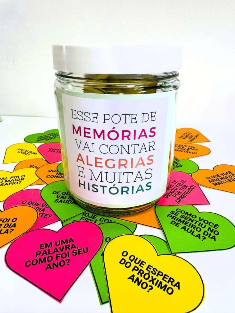 Atividade Pote de Memórias com 36 Corações — foto 9