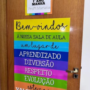 Cartaz - Boas-Vindas - Decoração Escolar