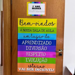 Cartaz - Boas-Vindas