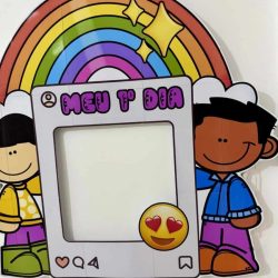 Decoração para Bambolê - Tema "Meu 1º Dia" - Volta às Aulas
