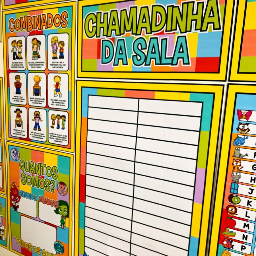 Kit Sala de Aula - Divertidamente - Decoração Escolar - Pedagogia de Ideias Kit Sala de Aula - Divertidamente - Decoração Escolar