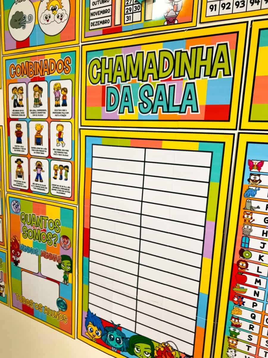 Kit Sala de Aula - Divertidamente - Decoração Escolar