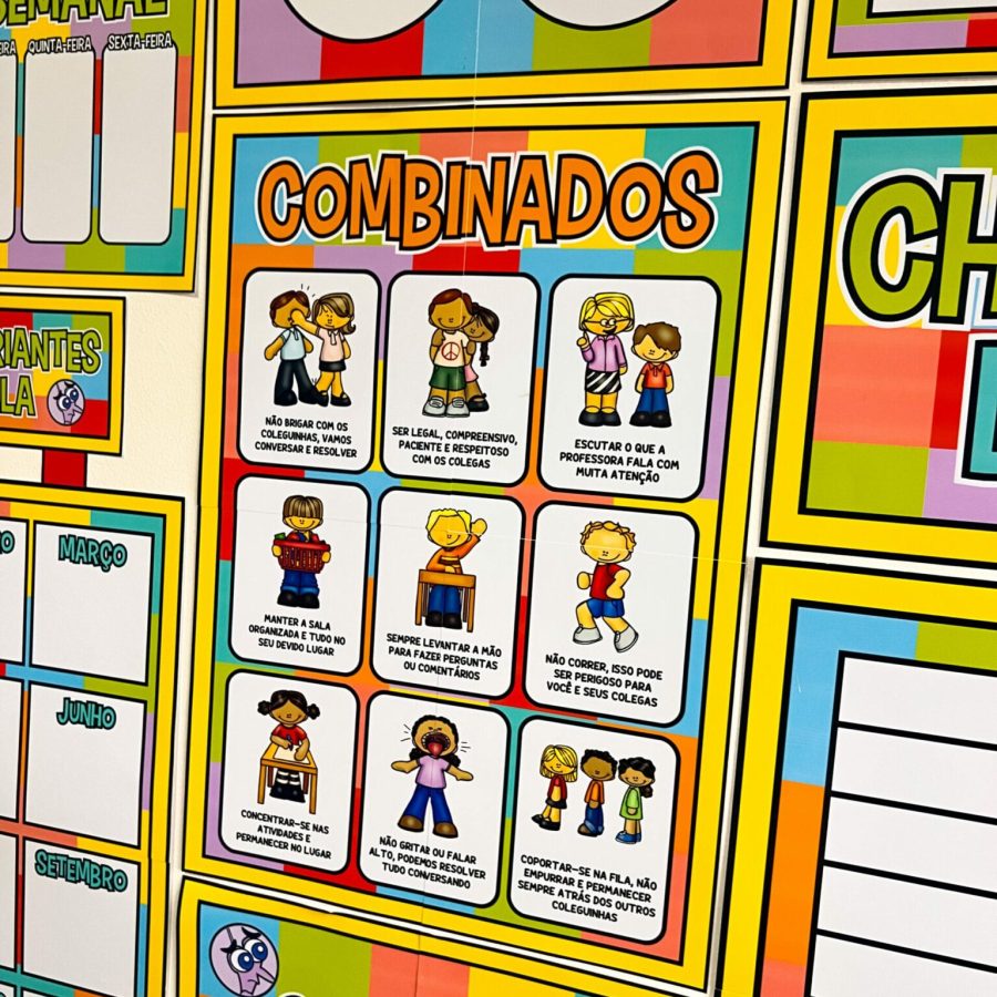 Kit Sala de Aula - Divertidamente - Decoração Escolar - Pedagogia de Ideias Kit Sala de Aula - Divertidamente - Decoração Escolar