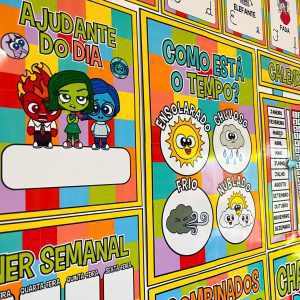 Kit Sala de Aula - Divertidamente - Decoração Escolar - Pedagogia de Ideias Kit Sala de Aula - Divertidamente - Decoração Escolar
