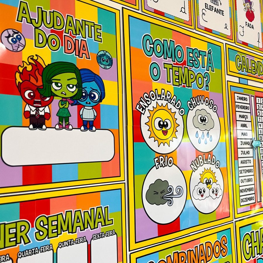Kit Sala de Aula - Divertidamente - Decoração Escolar - Pedagogia de Ideias Kit Sala de Aula - Divertidamente - Decoração Escolar