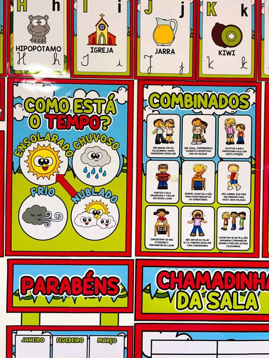 Kit Sala de Aula - Fazendinha - Decoração Escolar