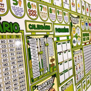 Kit Sala de Aula - Tema Safari - Decoração Escolar - Pedagogia de Ideias Kit Sala de Aula - Tema Safari - Decoração Escolar