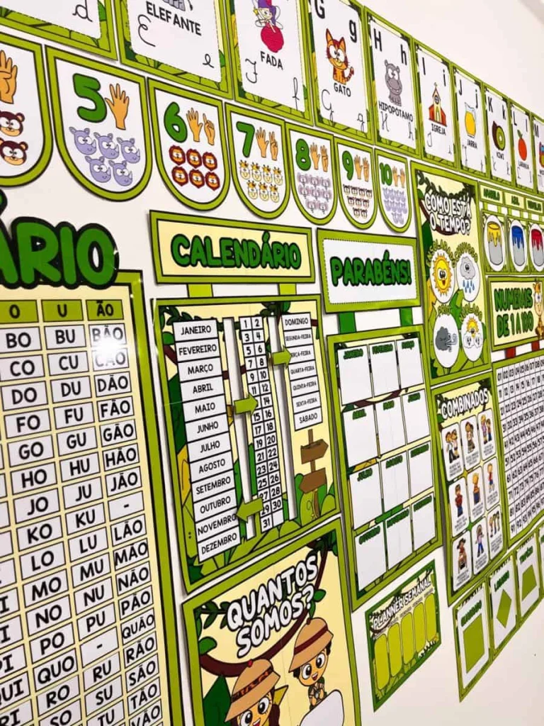 Kit Sala de Aula Safari com 16 Recursos — foto 10