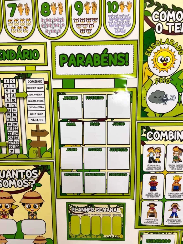 Kit Sala de Aula Safari com 16 Recursos — foto 11