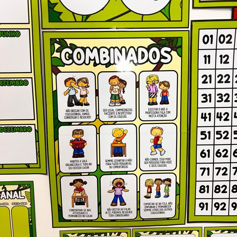 Kit Sala de Aula - Tema Safari - Decoração Escolar - Pedagogia de Ideias Kit Sala de Aula - Tema Safari - Decoração Escolar