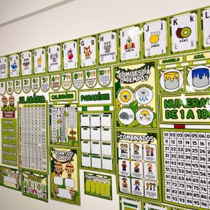 Kit Sala de Aula - Tema Safari - Decoração Escolar - Pedagogia de Ideias Kit Sala de Aula - Tema Safari - Decoração Escolar