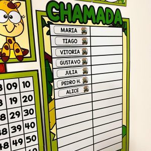 Kit Sala de Aula - Tema Safari - Decoração Escolar - Pedagogia de Ideias Kit Sala de Aula - Tema Safari - Decoração Escolar