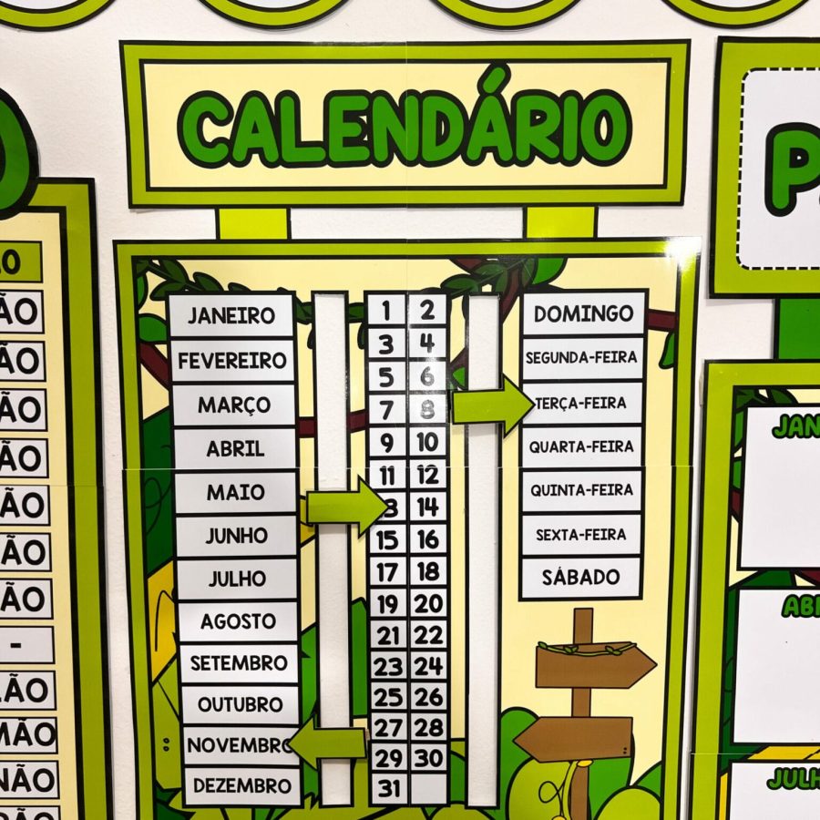 Kit Sala de Aula - Tema Safari - Decoração Escolar - Pedagogia de Ideias Kit Sala de Aula - Tema Safari - Decoração Escolar